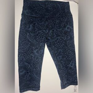 lululemon athletica Blue Patterned Leggings M